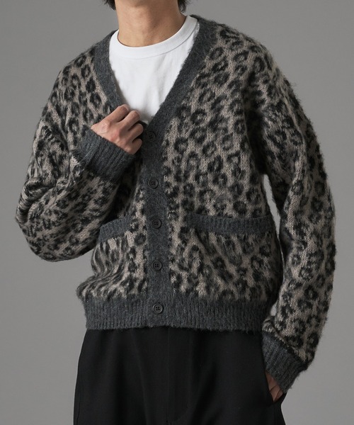 LEOPARD SHAGGY CARDIGAN／レオパードシャギーカーディガン
