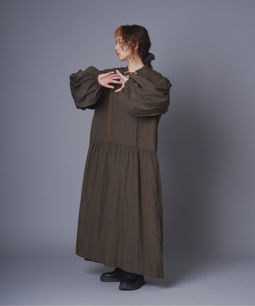 スモッキングギャザーワンピース（ワンピース）｜terrace（テラス）の