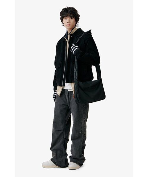 GUBIN(グビン)の「ワイドリベットポイントデニムパンツ - グレー(デニムパンツ・レディース・その他・LARGE/MEDIUM)」の11枚目の写真