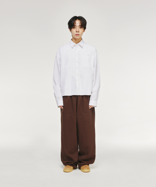 SIGNATURE（シグネチャ）の「オックスフォードクロップシャツ[ホワイト]（シャツ/ブラウス・レディース・その他・MEDIUM/LARGE）」の11枚目の写真