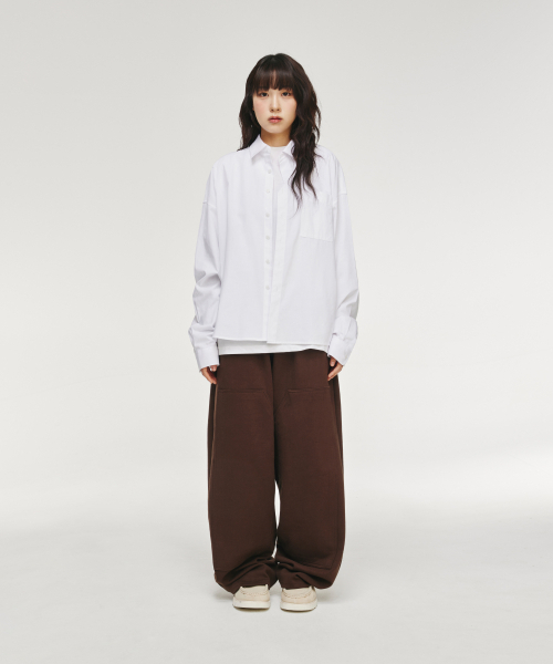 SIGNATURE（シグネチャ）の「オックスフォードクロップシャツ[ホワイト]（シャツ/ブラウス・レディース・その他・MEDIUM/LARGE）」の12枚目の写真