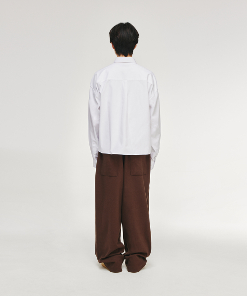 SIGNATURE（シグネチャ）の「オックスフォードクロップシャツ[ホワイト]（シャツ/ブラウス・レディース・その他・MEDIUM/LARGE）」の15枚目の写真