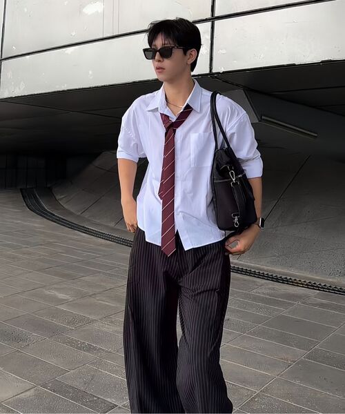 SIGNATURE（シグネチャ）の「オックスフォードクロップシャツ[ホワイト]（シャツ/ブラウス・レディース・その他・MEDIUM/LARGE）」の17枚目の写真