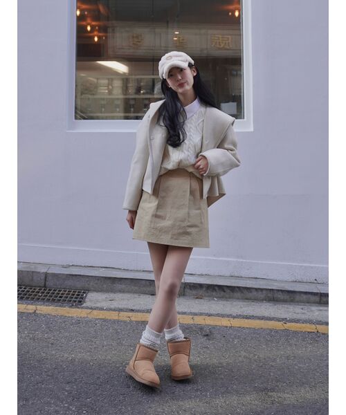 GLW(ジーエルダブリュ)の「ケーブルクルーネックセーターニットアイボリー(ニット/セーター・レディース・その他・LARGE/MEDIUM/SMALL)」の5枚目の写真
