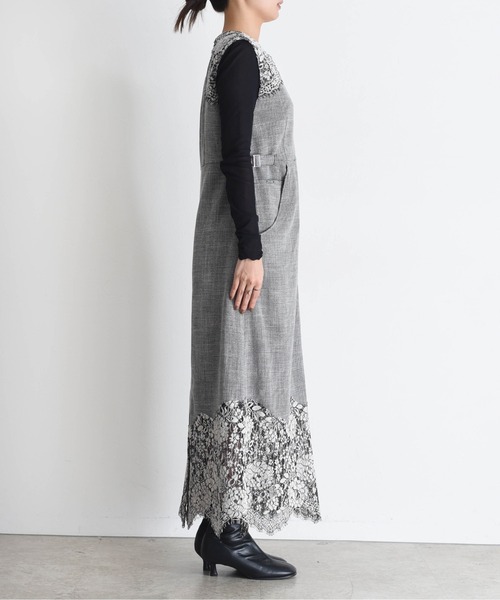 レーストリム ボクシィラインZIPワンピース Eimee Law│Eimee Law