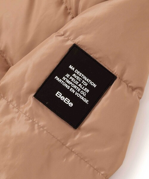 BeBe(ベベ)の「【撥水加工】タフタフラップポケットフードダウンコート(ダウンジャケット/コート・キッズ・キャメル/ブルー・110cm/120cm/130cm/150cm/140cm)」の13枚目の写真