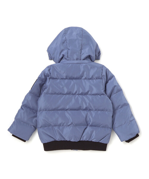 BeBe(ベベ)の「【撥水加工】タフタフラップポケットフードダウンコート(ダウンジャケット/コート・キッズ・キャメル/ブルー・110cm/120cm/130cm/150cm/140cm)」の16枚目の写真
