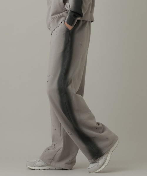 LAND MUSEUM（ランドミュージアム）の「【セットアップ可】LAND MUSEUM／サイドスプレースウェットパンツ（スウェットパンツ・メンズ・ブラック/グレー・MEDIUM/LARGE）」の6枚目の写真