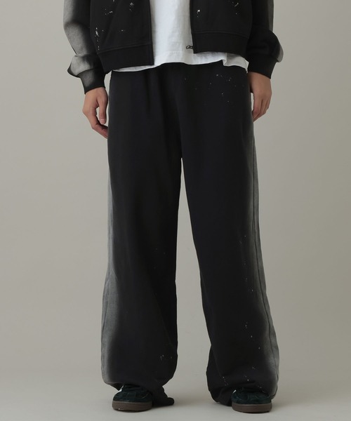 LAND MUSEUM（ランドミュージアム）の「【セットアップ可】LAND MUSEUM／サイドスプレースウェットパンツ（スウェットパンツ・メンズ・ブラック/グレー・MEDIUM/LARGE）」の9枚目の写真