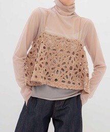 DRESSLAVE | motif mole bustier(モチーフモールビスチェ)(シャツ/ブラウス)