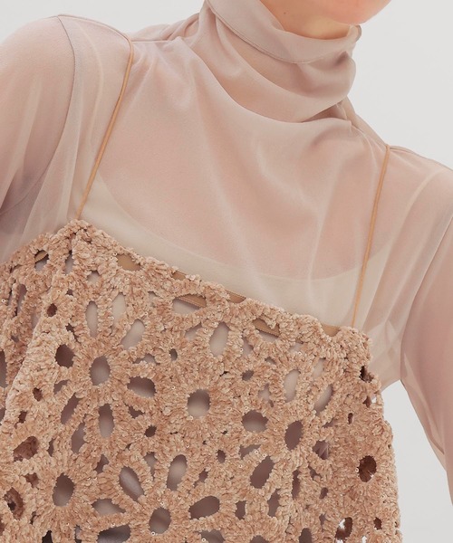 DRESSLAVE（ドレスレイブ）の「motif mole bustier(モチーフモールビスチェ)（シャツ/ブラウス・レディース・ベージュ/ホワイト・38）」の10枚目の写真