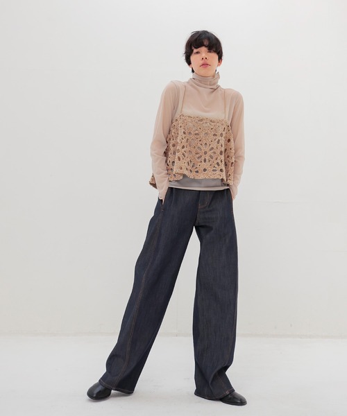 DRESSLAVE（ドレスレイブ）の「motif mole bustier(モチーフモールビスチェ)（シャツ/ブラウス・レディース・ベージュ/ホワイト・38）」の8枚目の写真