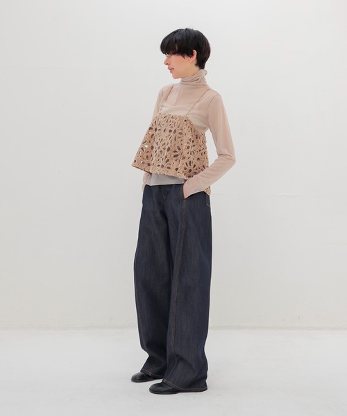 DRESSLAVE（ドレスレイブ）の「motif mole bustier(モチーフモールビスチェ)（シャツ/ブラウス・レディース・ベージュ/ホワイト・38）」の7枚目の写真