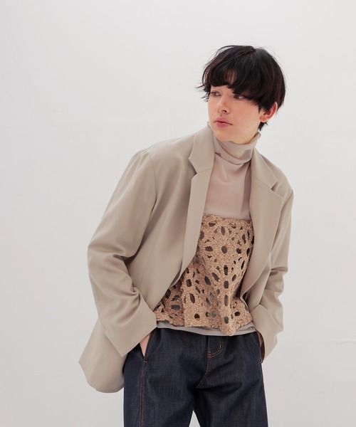 DRESSLAVE（ドレスレイブ）の「motif mole bustier(モチーフモールビスチェ)（シャツ/ブラウス・レディース・ベージュ/ホワイト・38）」の17枚目の写真