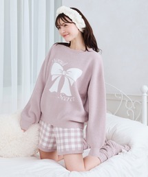 eMutille（エミュティーユ）の「【SET ITEM】fluffy knit setup/モコモコセットアップソックスSET（ルームウェア/パジャマ）」