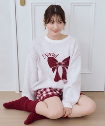 eMutille（エミュティーユ）の「【SET ITEM】fluffy knit setup/モコモコセットアップソックスSET（ルームウェア/パジャマ）」