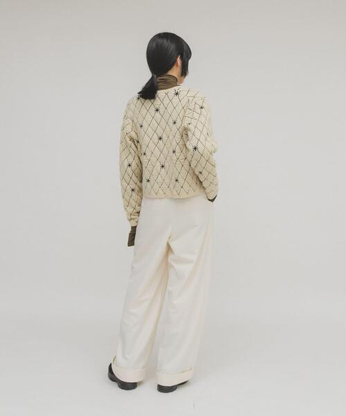 KBF（ケイビーエフ）の「センタープレスストレートパンツ（その他パンツ・レディース・ボルドー/ブラック/アイボリー・ONE）」の9枚目の写真