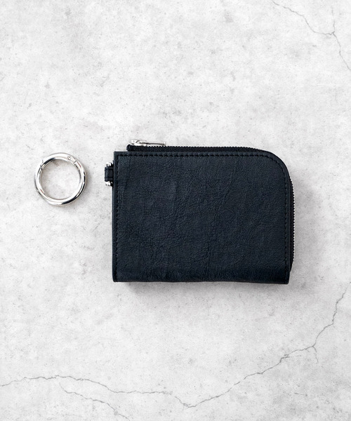 SENTI センティ / Dyneema Leather COMPACT ZIP WALLET 超軽量ダイニーマレザーコンパクトジップウォレット / 3038