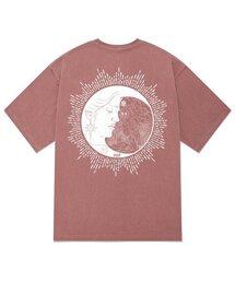 KTPP0138 オールドムーン ピグメント 半袖Tシャツ - ピンク