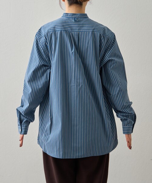 セール】【GEVACO】起毛バンドカラーシャツ（シャツ/ブラウス