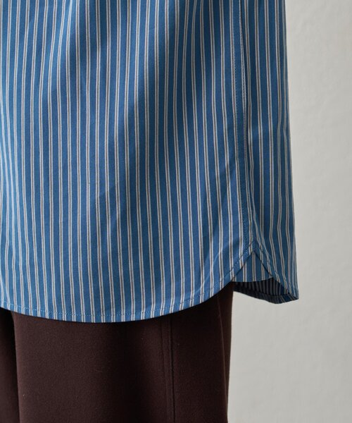 GEVACO(ゲバコ)の「【GEVACO】起毛バンドカラーシャツ(シャツ/ブラウス・レディース・モカ/ブラック/ブルー・MEDIUM/LARGE)」の10枚目の写真