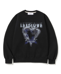 KNITTED（ニッティド）の「[NITTED X QWER DEMO] LETS LOVE MAN TO MAN BLACK（スウェット）」