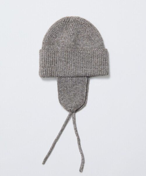 FREAK'S STORE（フリークスストア）の「ミックスヤーン 耳付き ニットキャップ（ニットキャップ/ビーニー・レディース・グレー/ブラウン/ピンク・ONE SIZE）」の16枚目の写真