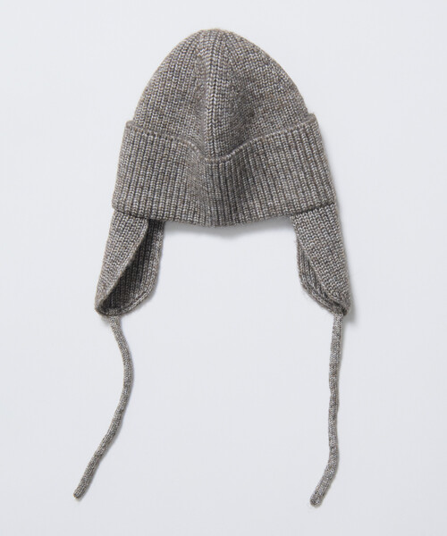 FREAK'S STORE（フリークスストア）の「ミックスヤーン 耳付き ニットキャップ（ニットキャップ/ビーニー・レディース・グレー/ブラウン/ピンク・ONE SIZE）」の17枚目の写真