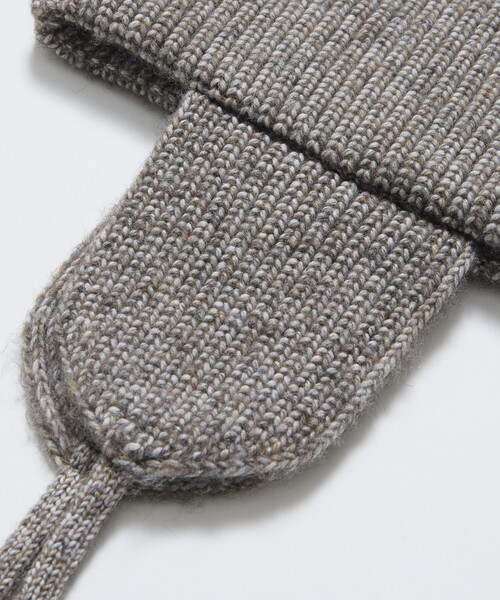 FREAK'S STORE（フリークスストア）の「ミックスヤーン 耳付き ニットキャップ（ニットキャップ/ビーニー・レディース・グレー/ブラウン/ピンク・ONE SIZE）」の21枚目の写真