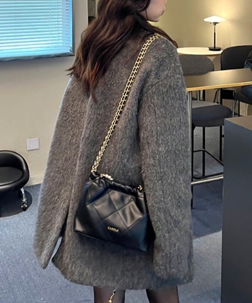 Vipoa（ヴィポア）の「Oversize gray wool Jacket（テーラードジャケット・レディース・グレー・FREE）」の5枚目の写真