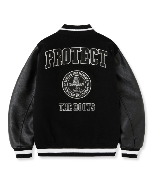BROWNBREATH(ブラウンブレス)の「BB VARSITY JACKET - BLACK(その他アウター・レディース・その他・MEDIUM/LARGE/X-LARGE)」の2枚目の写真