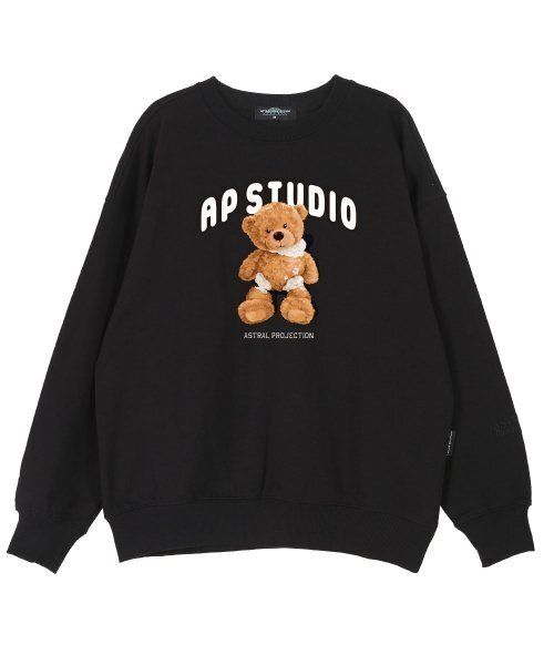 ASTRAL PROJECTION(アストラルプロジェクション)の「ベイビーベアドール オーバーサイズ ドロップショルダー スウェット_ブラック(スウェット・メンズ・その他・LARGE/X-LARGE)」の2枚目の写真
