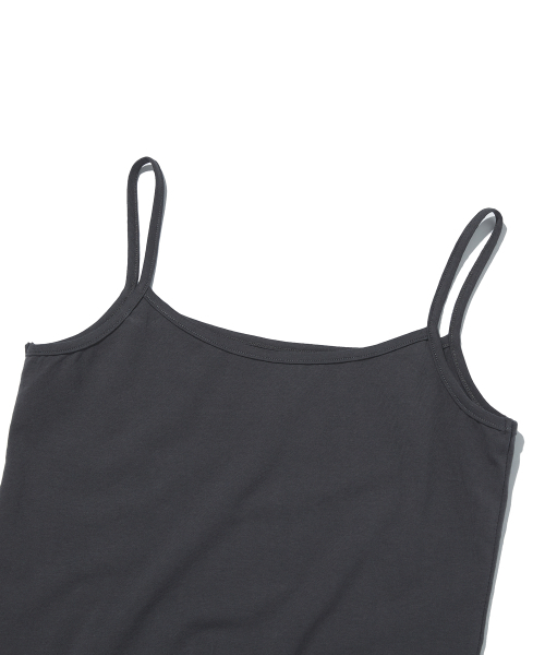 suade（スエード）の「BASIC CROP SLEEVELESS [CHARCOAL GRAY]（Tシャツ/カットソー・レディース・その他・SMALL/MEDIUM）」の3枚目の写真