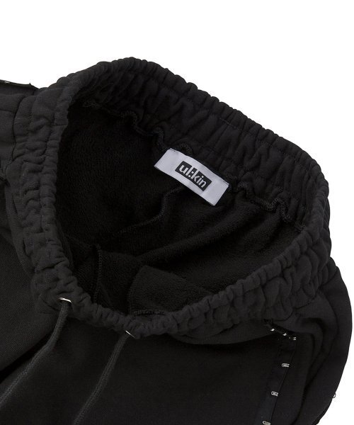 ULKIN(ウルキン)の「フックテープスウェットパンツ_ブラック(スウェットパンツ・レディース・ブラック・LARGE/MEDIUM/X-LARGE)」の5枚目の写真