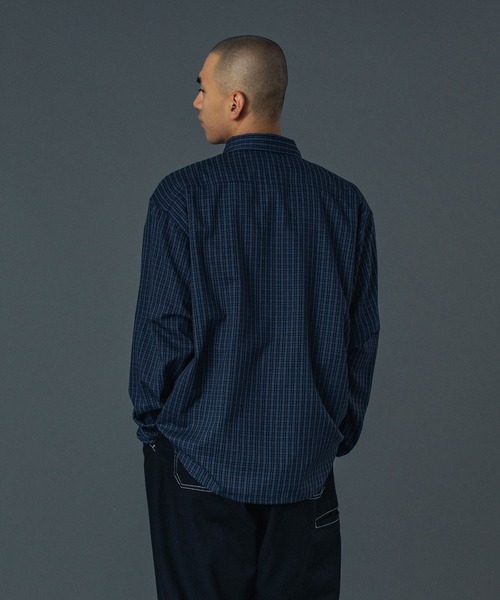 XLARGE（エクストララージ）の「PLAID L/S SHIRT（シャツ/ブラウス・メンズ・グリーン/ネイビー/ベージュ・XL/L/M/S）」の8枚目の写真