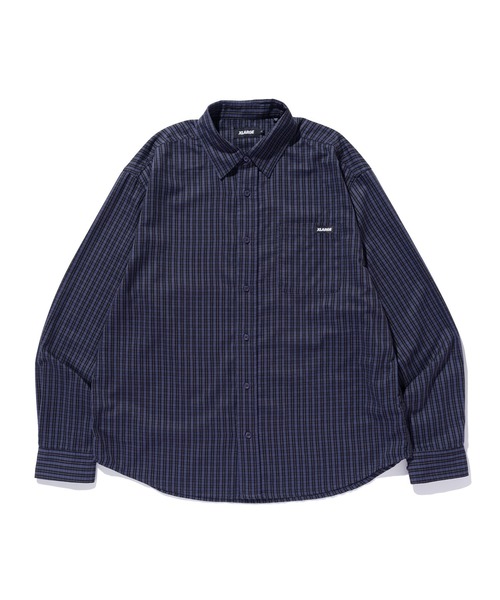 XLARGE（エクストララージ）の「PLAID L/S SHIRT（シャツ/ブラウス・メンズ・グリーン/ネイビー/ベージュ・XL/L/M/S）」の15枚目の写真