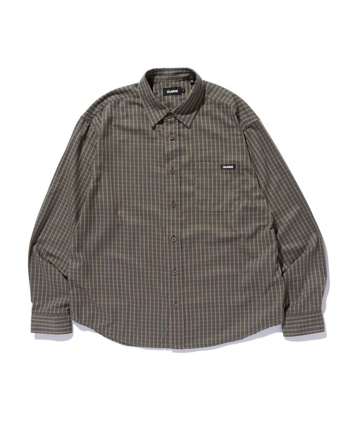 XLARGE（エクストララージ）の「PLAID L/S SHIRT（シャツ/ブラウス・メンズ・グリーン/ネイビー/ベージュ・XL/L/M/S）」の14枚目の写真