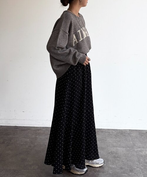 Chez toi（シェトワ）の「ドットスカート（スカート・レディース・ブラック/ホワイト・FREE）」の17枚目の写真