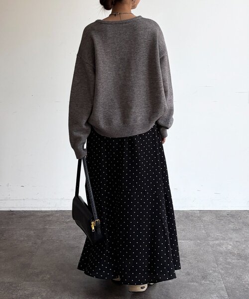 Chez toi（シェトワ）の「ドットスカート（スカート・レディース・ブラック/ホワイト・FREE）」の18枚目の写真