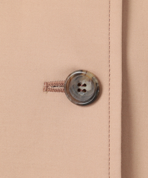 Noble（ノーブル）の「コットンダブルクロスハイネックロングコート（その他アウター・レディース・ベージュ/カーキ・FREE）」の15枚目の写真