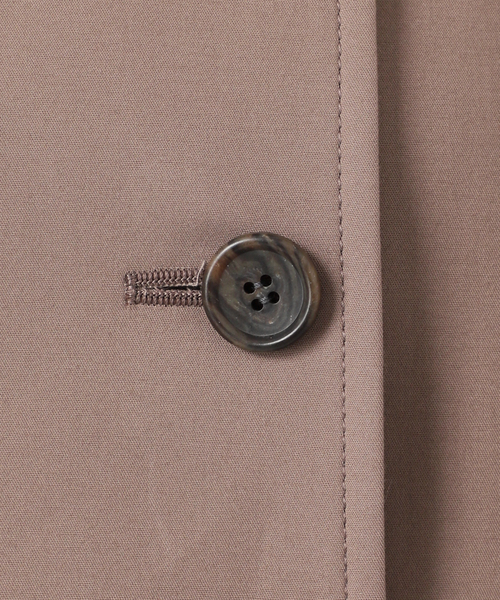 Noble（ノーブル）の「コットンダブルクロスハイネックロングコート（その他アウター・レディース・ベージュ/カーキ・FREE）」の18枚目の写真