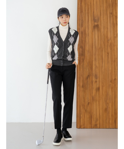 NITINA(ニティナ)の「ウールブレンドクラシックパンツBK(スラックス・レディース・ブラック・SMALL/MEDIUM/LARGE)」の4枚目の写真