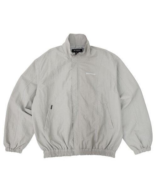 nylon crew neck jacket (light gray)