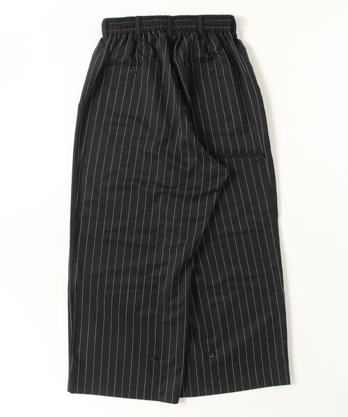 Y-3(ワイスリー)の「Y-3 PINSTRIPE REFINED WOOL WIDE LEG PANTS(その他パンツ・メンズ・ブラック×ホワイト・SMALL/MEDIUM/X-SMALL/LARGE/X-LARGE)」の7枚目の写真