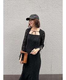 LAGUNAMOON | カットアウトデザインレースワンピース(ワンピース)