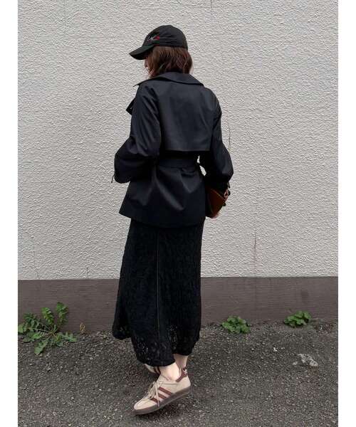 LAGUNAMOON（ラグナムーン）の「カットアウトデザインレースワンピース（ワンピース・レディース・ブラック/ホワイト・MEDIUM/SMALL）」の11枚目の写真