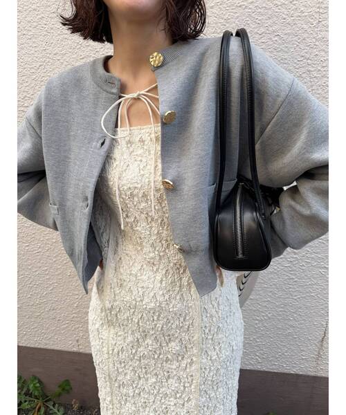 LAGUNAMOON（ラグナムーン）の「カットアウトデザインレースワンピース（ワンピース・レディース・ブラック/ホワイト・MEDIUM/SMALL）」の12枚目の写真