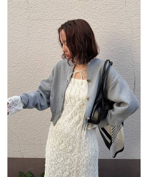 LAGUNAMOON（ラグナムーン）の「カットアウトデザインレースワンピース（ワンピース・レディース・ブラック/ホワイト・MEDIUM/SMALL）」の13枚目の写真