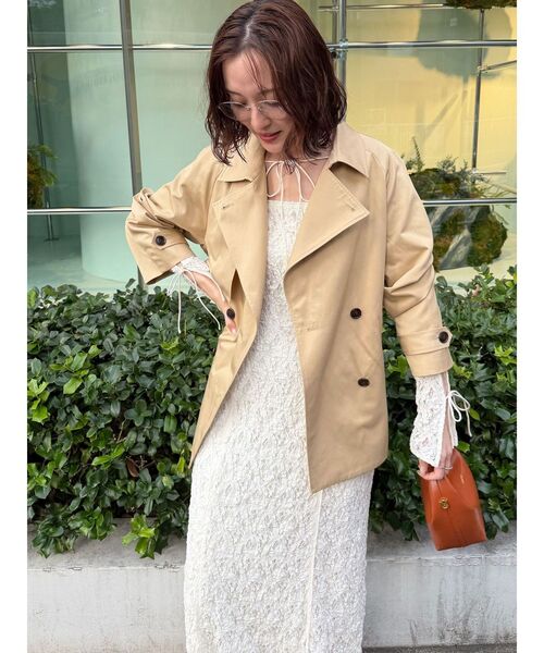 LAGUNAMOON（ラグナムーン）の「カットアウトデザインレースワンピース（ワンピース・レディース・ブラック/ホワイト・MEDIUM/SMALL）」の18枚目の写真