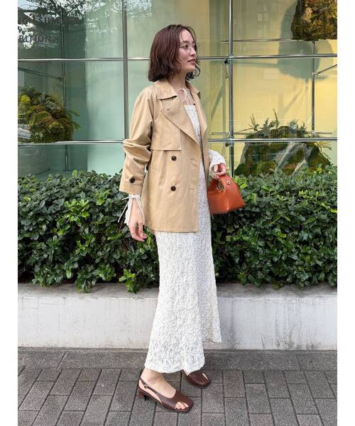 LAGUNAMOON（ラグナムーン）の「カットアウトデザインレースワンピース（ワンピース・レディース・ブラック/ホワイト・MEDIUM/SMALL）」の19枚目の写真